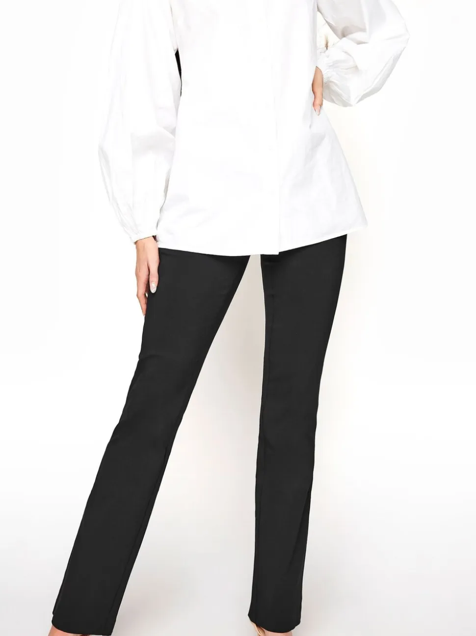 Long Tall Sally bootcut broek met stretch