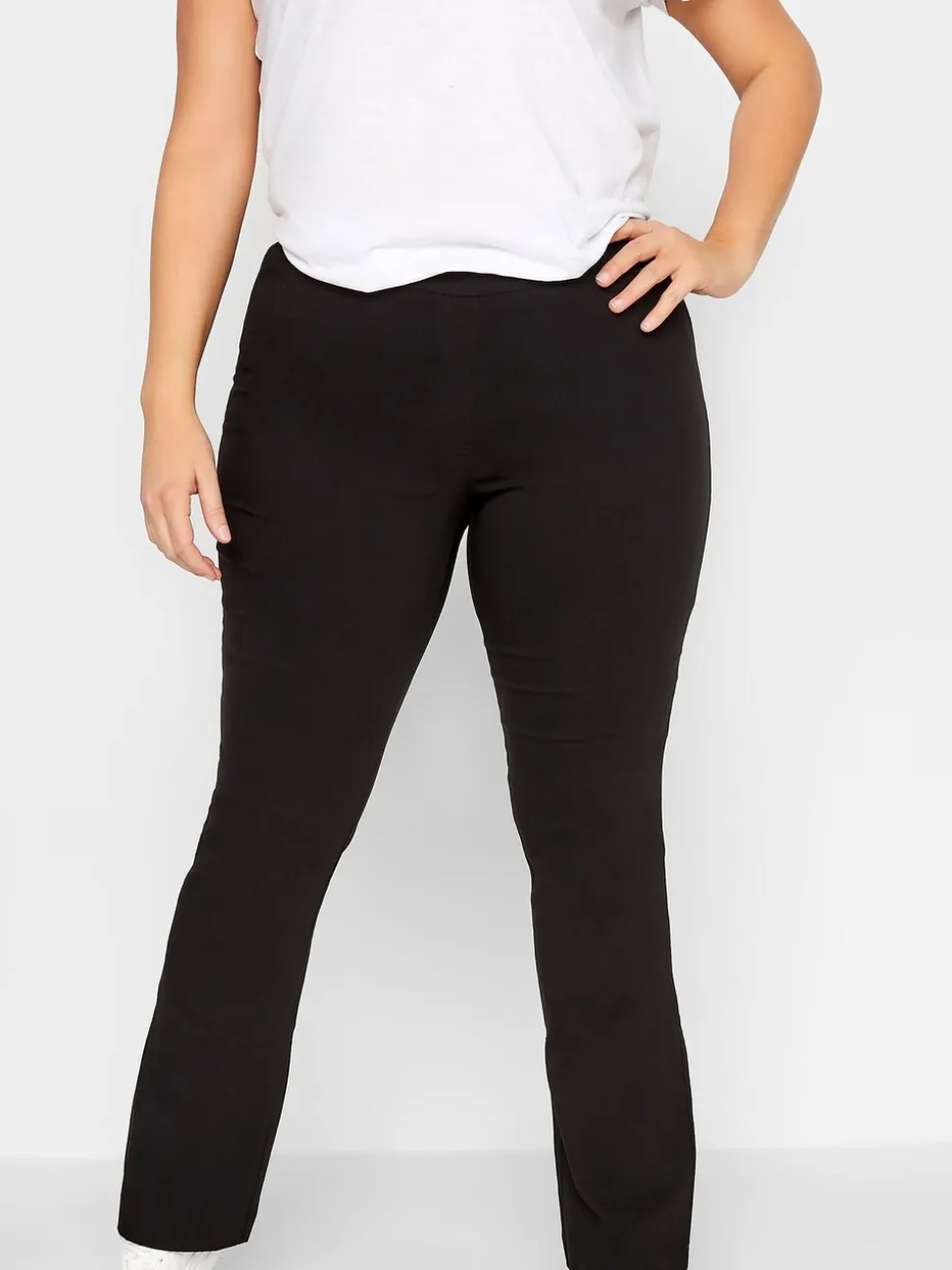 Long Tall Sally bootcut broek met stretch