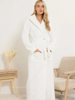 Long Tall Sally Cotton Touch Hooded Maxi Robe