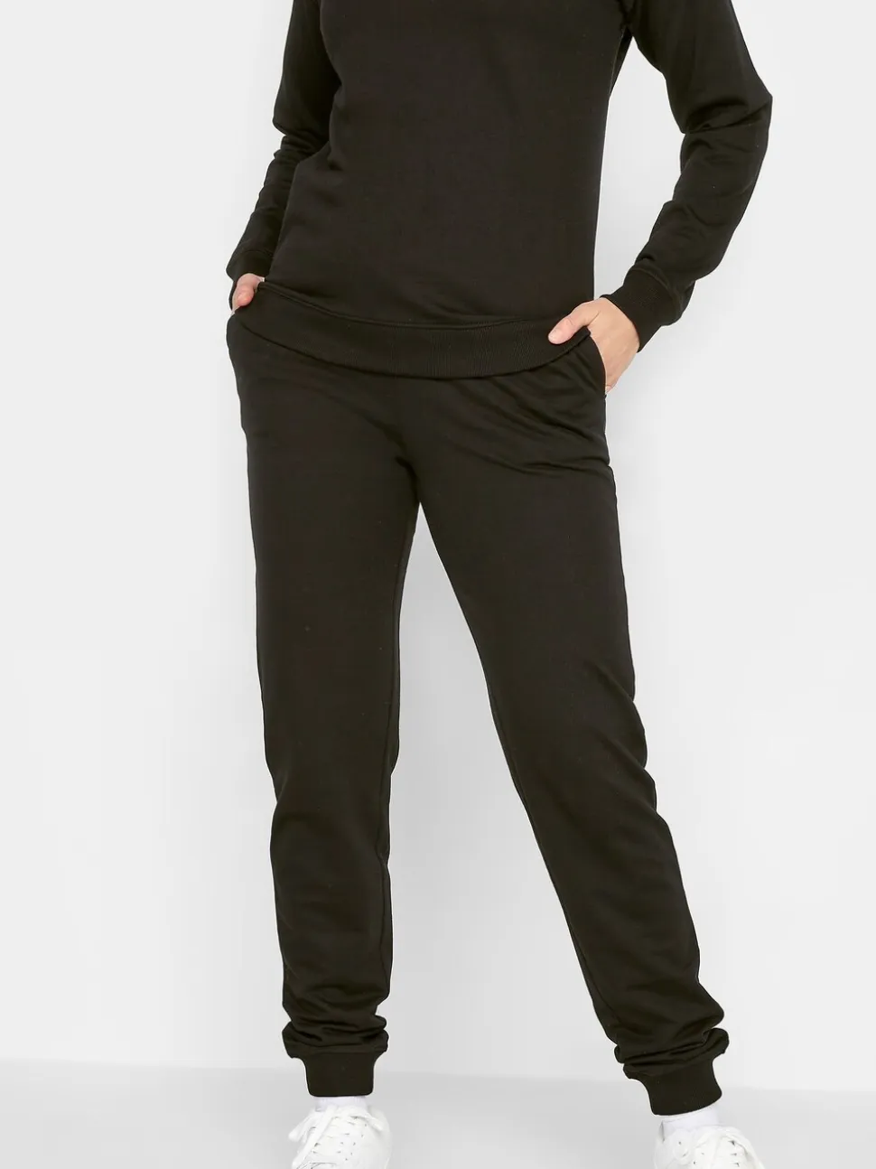 Long Tall Sally joggingbroek met trekkoord en boorden