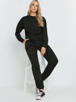 Long Tall Sally joggingbroek met trekkoord en boorden