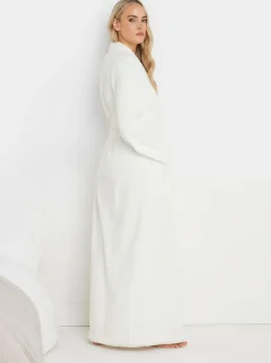 Long Tall Sally luxe spa-badjas met opstaande kraag