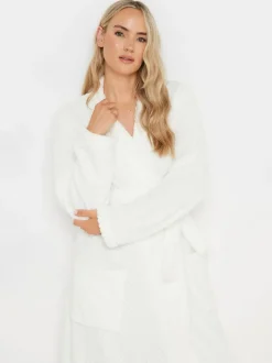 Long Tall Sally luxe spa-badjas met opstaande kraag