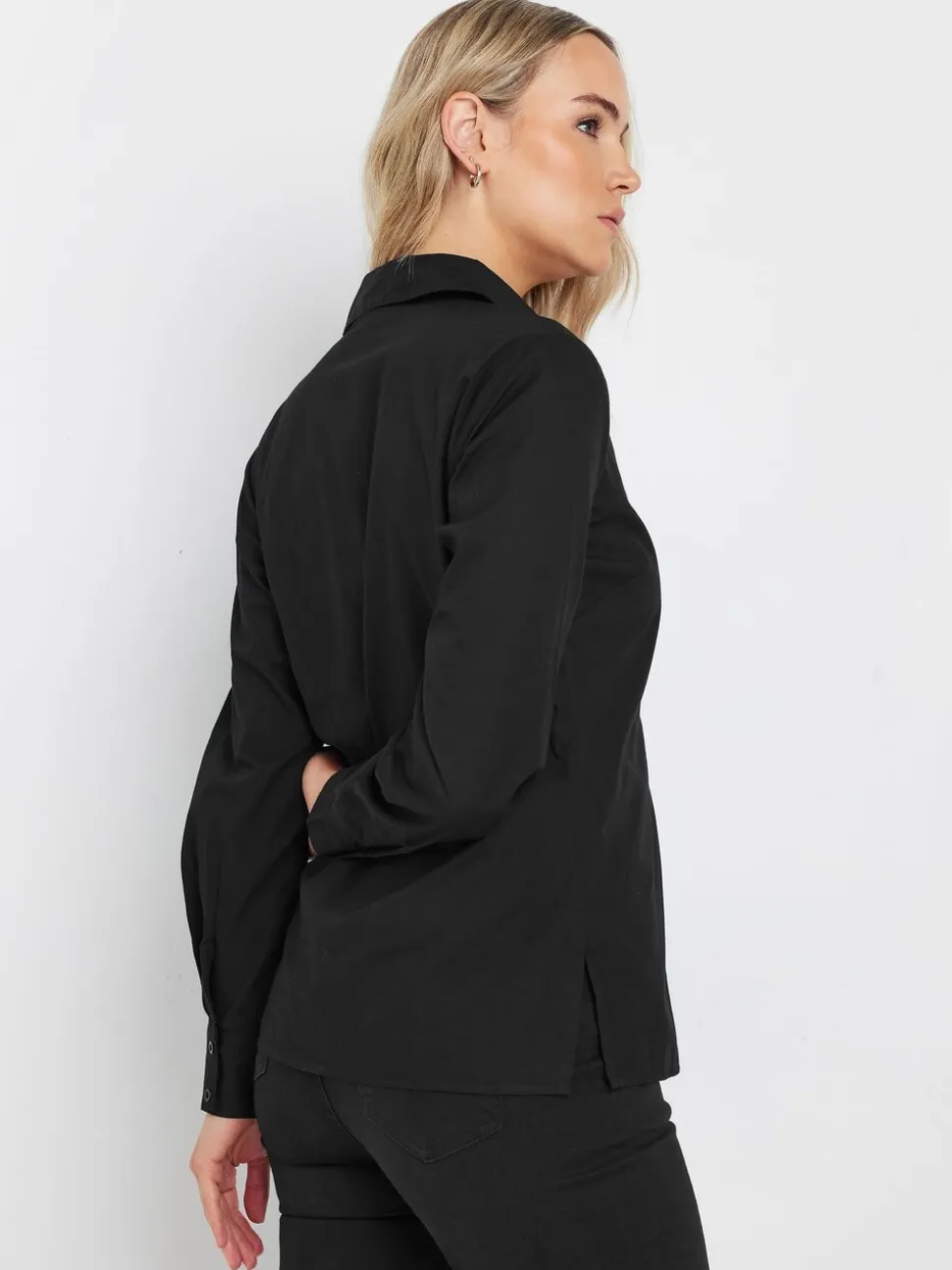 Long Tall Sally nauwsluitend overhemd van 100% katoen