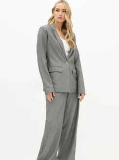 Long Tall Sally Pinstripe Blazer
