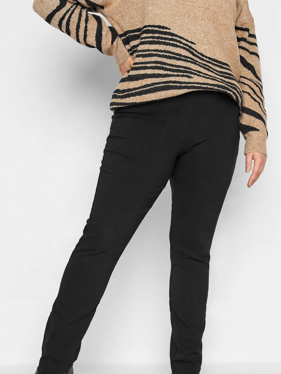 Long Tall Sally stretchbroek met rechte pijpen