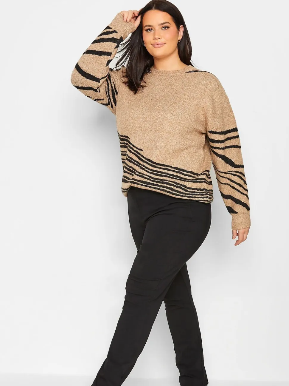 Long Tall Sally stretchbroek met rechte pijpen