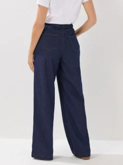 Long Tall Sally Tie Waist Wide Leg Jeans