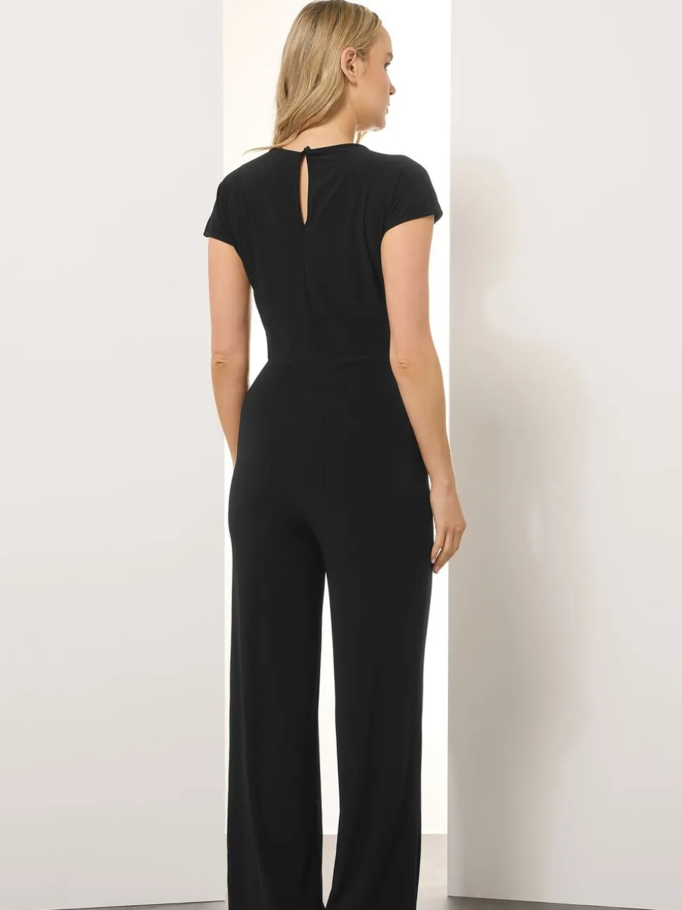 Long Tall Sally Twist Front ITY Jumpsuit
