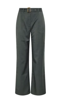 Long Tall Sally Wide Leg Belted Trousers