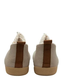 Lotus Textile Bootie Slippers