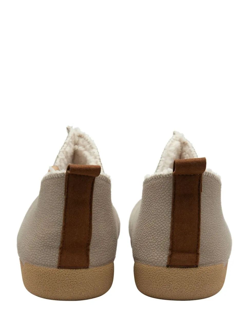 Lotus Textile Bootie Slippers