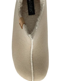 Lotus Textile Bootie Slippers
