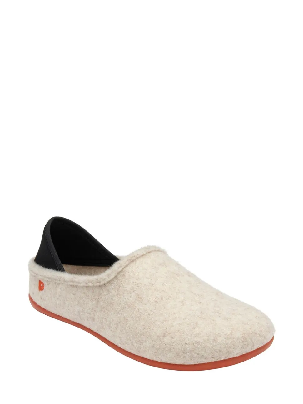 Lotus Textile Flat Slippers