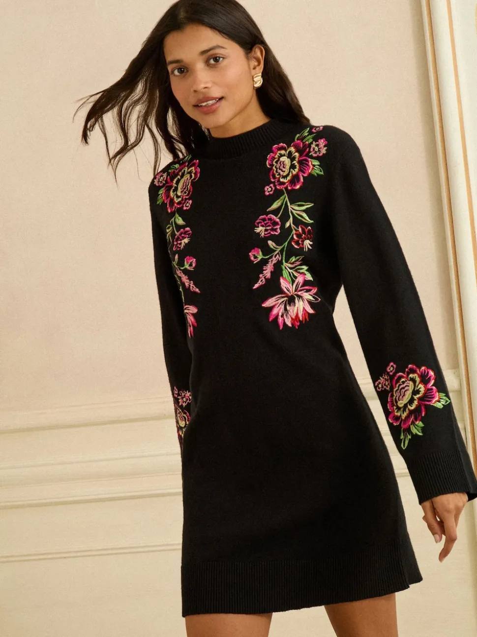 Love & Roses - Behaaglijke trui-jurk