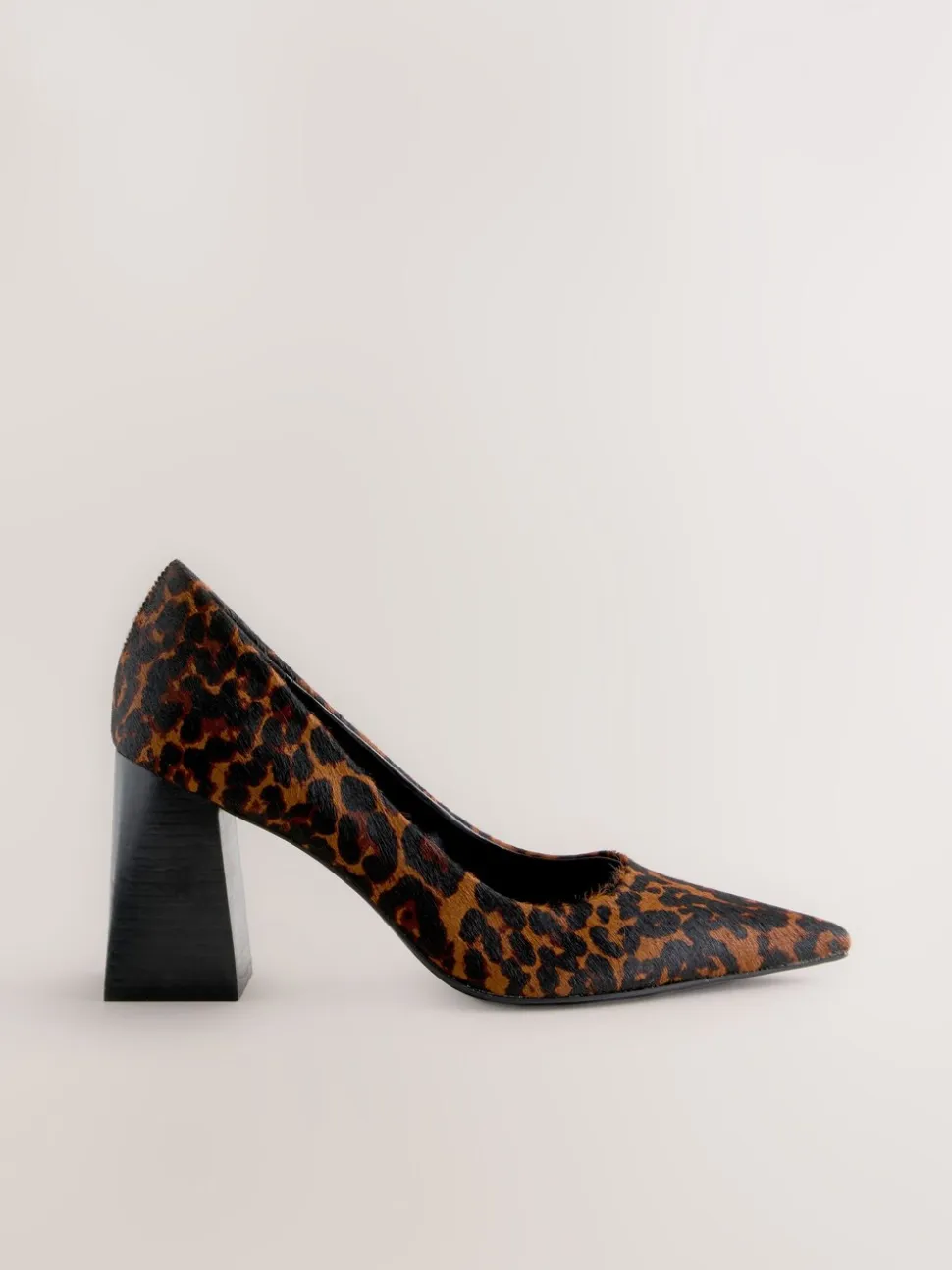 Luipaard - Leather Block Court Heels