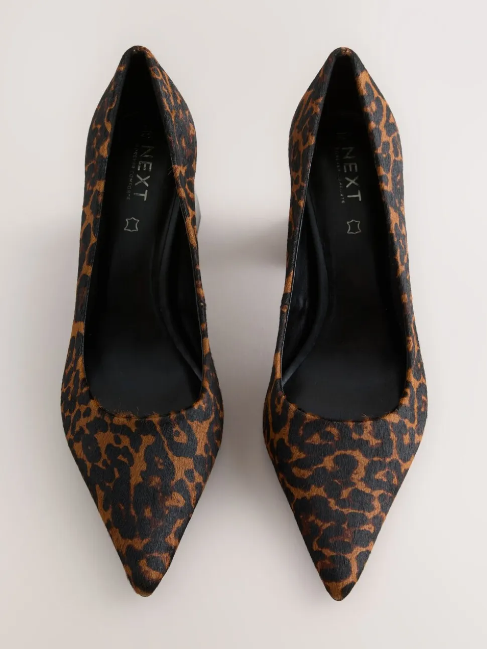 Luipaard - Leather Block Court Heels