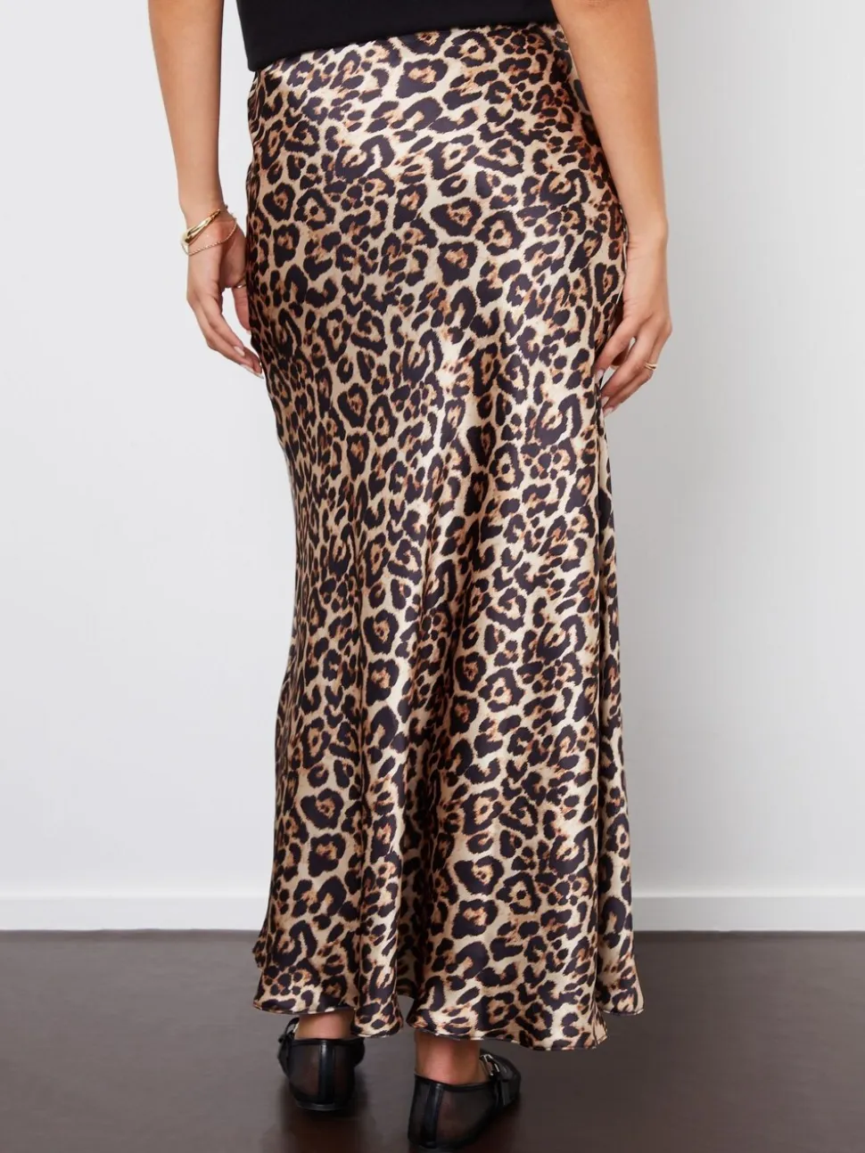 Luipaard - Threadbare - Maxi satijnen rok
