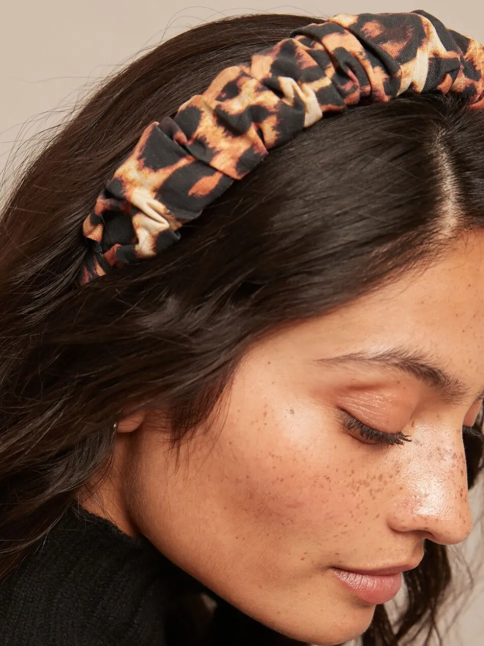 Luipaardprint - Ruched Structured Headband