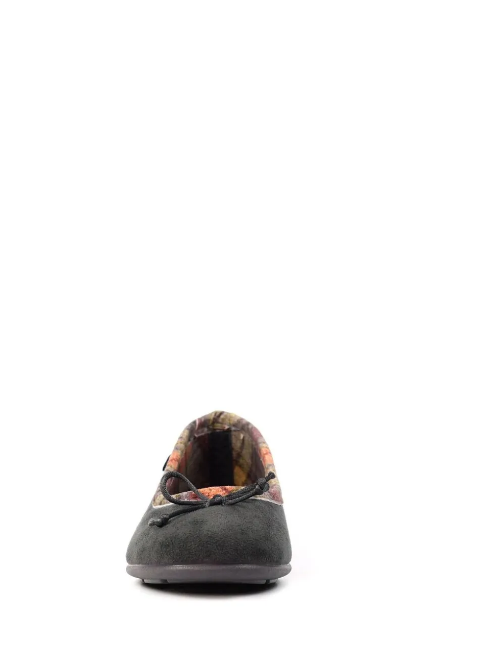 Lunar Bow Tartan Trim Pump Slippers