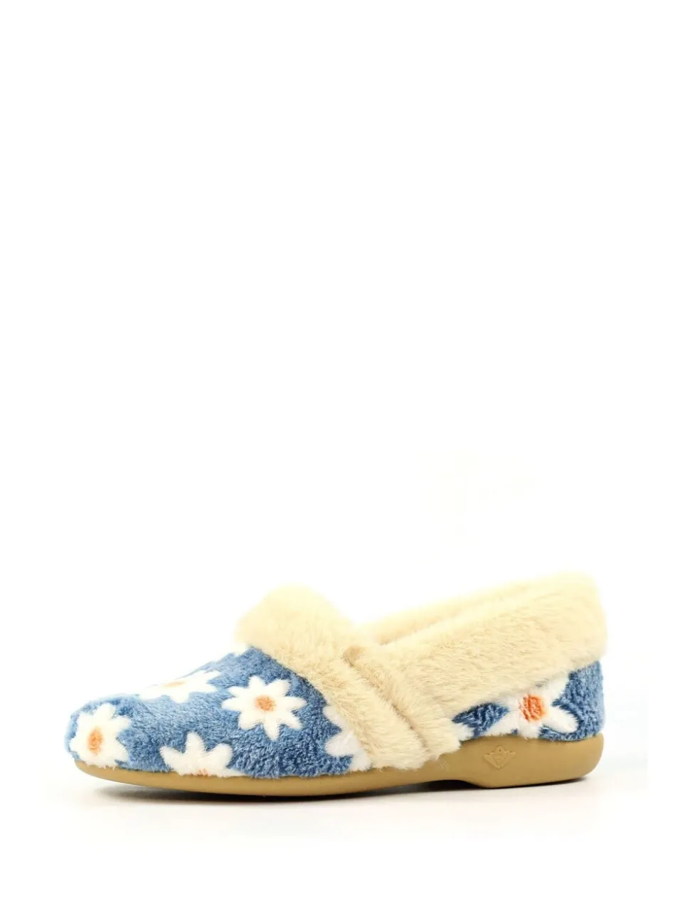 Lunar Ellis Daisy Detail Full Slippers