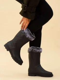 Lunar LD Norway Faux Fur Lined Wellingtons