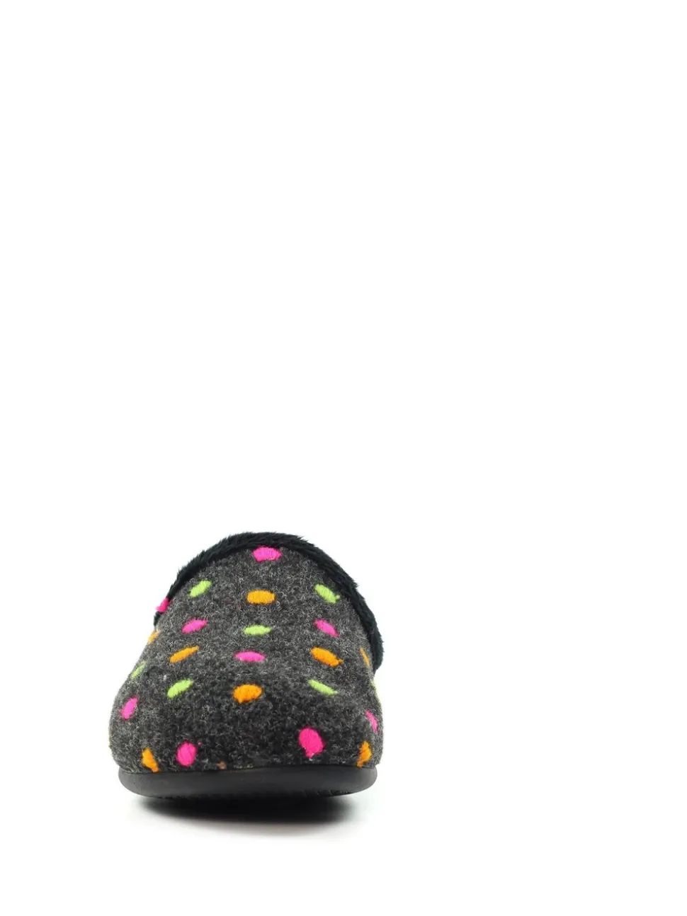 Lunar Peanut Polka Dot Mule Slippers