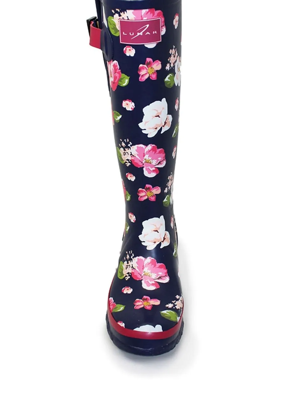 Lunar rubberen regenlaarzen met bloemenmotief