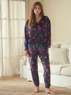 Marineblauw - B by Ted Baker Cosy Twosie Pyjamas
