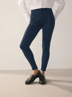 Marineblauw - Corduroy legging