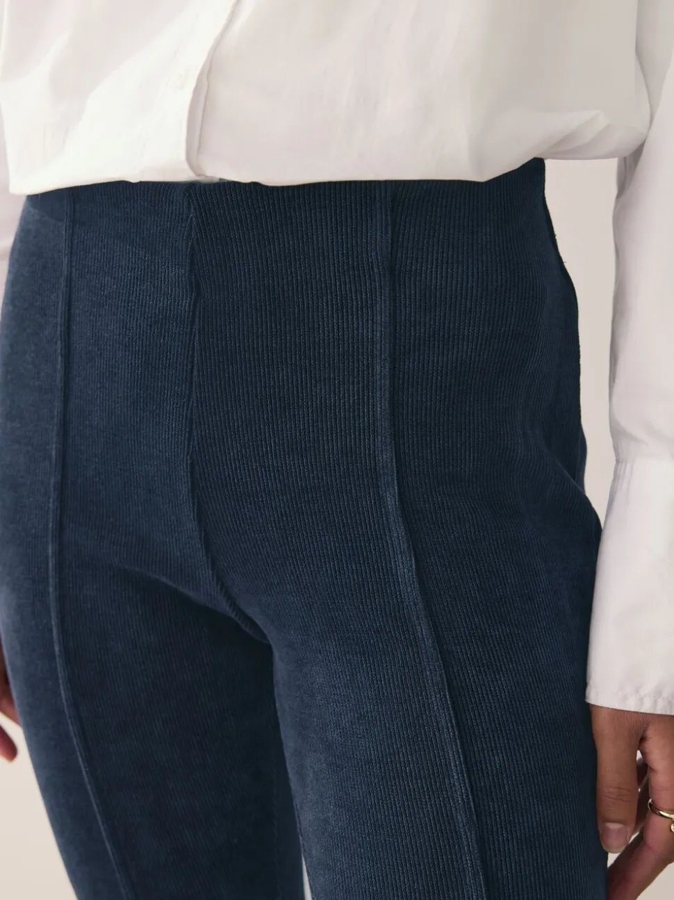 Marineblauw - Corduroy legging