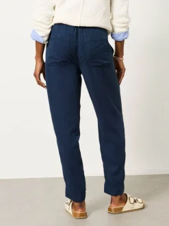 Marineblauw - FatFace Tapered Trouser