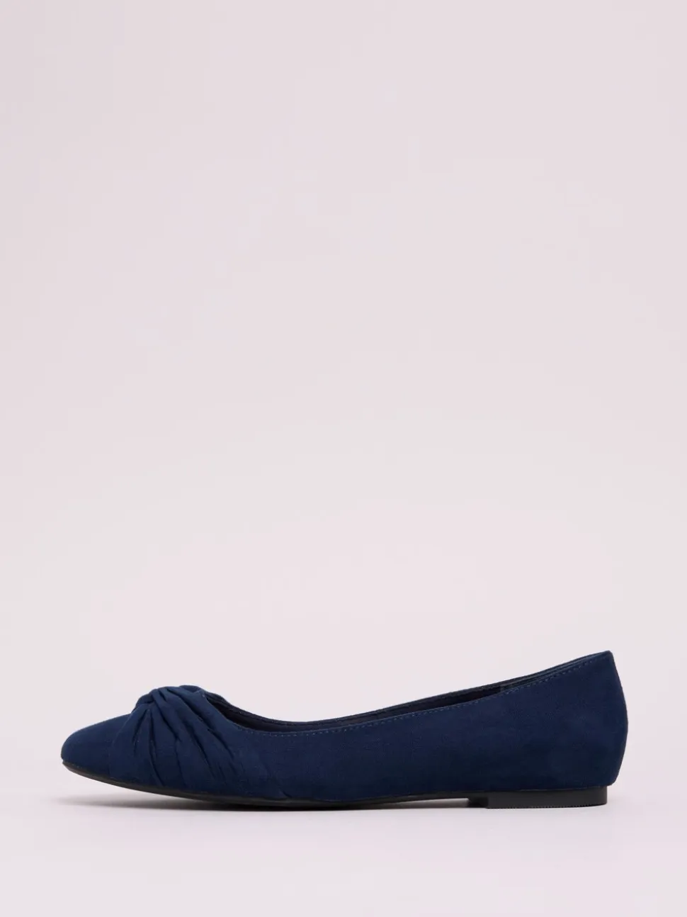 Marineblauw - Friends Like These Ballerina's met gedraaide details en ronde neus