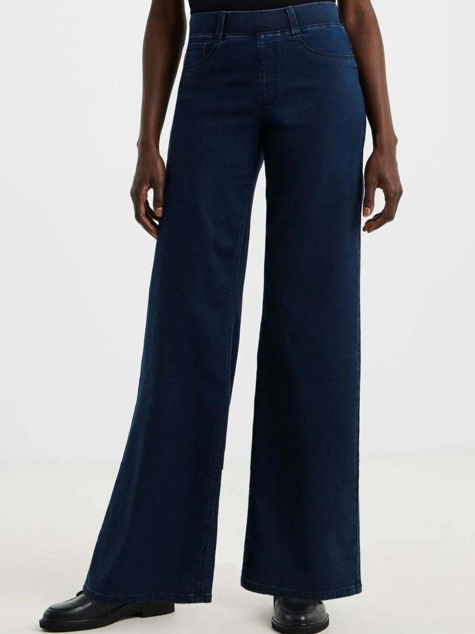 Marineblauw - JD Williams Wide Leg Jeggings
