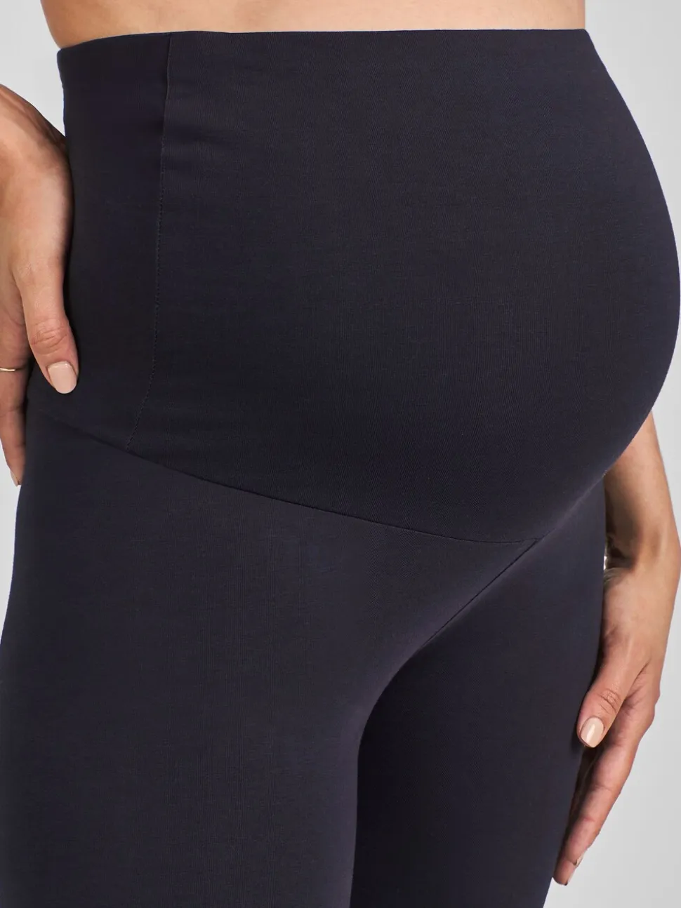 Marineblauw - JoJo Maman Bébé Cotton Rich Maternity Leggings 2 Pack