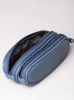 Marineblauw - Lakeland Leather dubbele brillenkoker