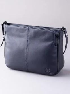 Marineblauw - Lakeland Leather Ambleside crossbodytas