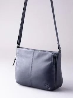 Marineblauw - Lakeland Leather Ambleside crossbodytas
