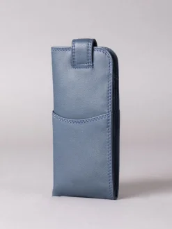 Marineblauw - Lakeland Leather Glasses Case