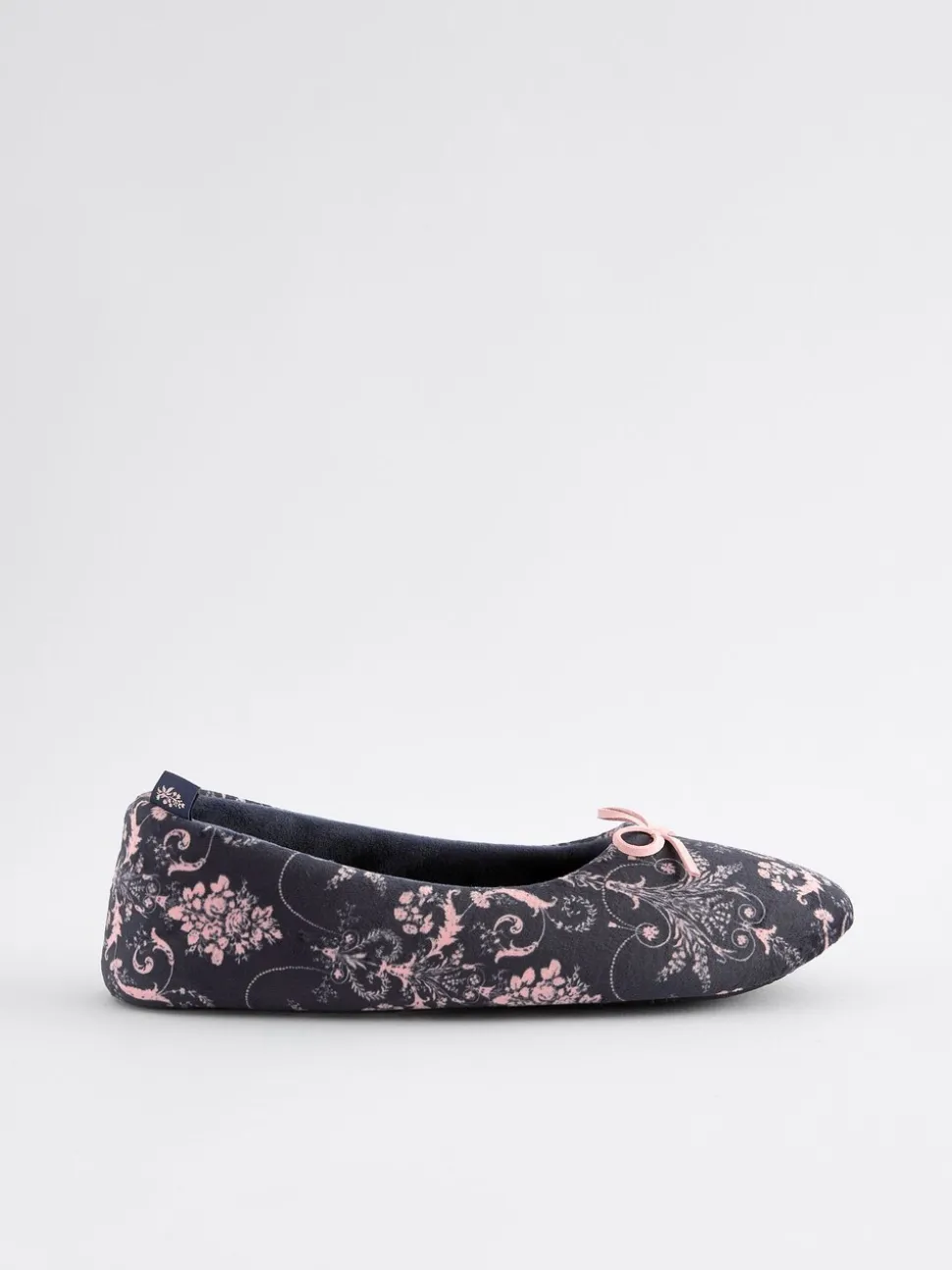 Marineblauw - Laura Ashley ballerina pantoffels