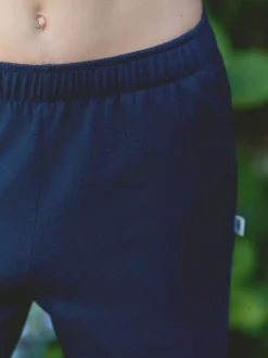 Marineblauw - Laura Ashley gebreide loungebroek