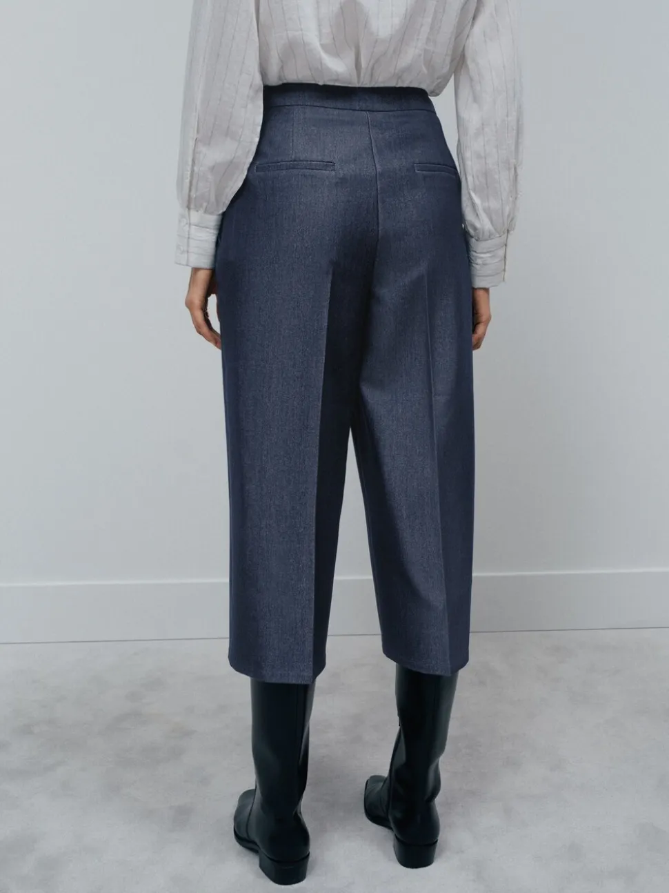 Marineblauw - Military Culottes