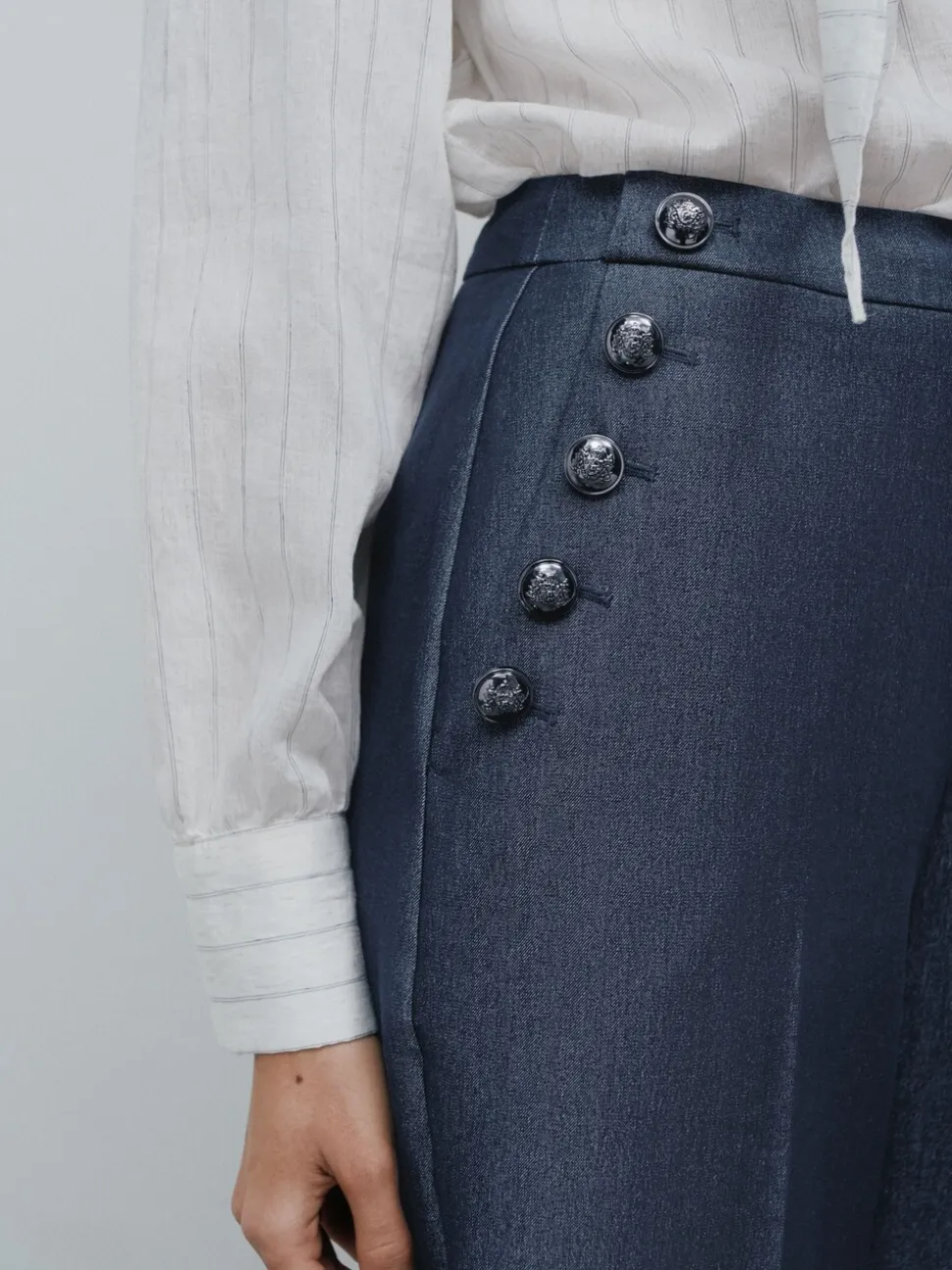 Marineblauw - Military Culottes