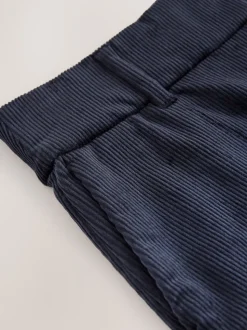 Marineblauw - N. Premium Cord Bootcut Broeken