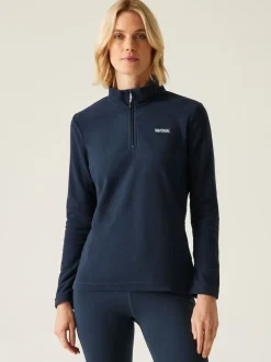 Marineblauw - Regatta Sweethart fleece met rits bij de hals