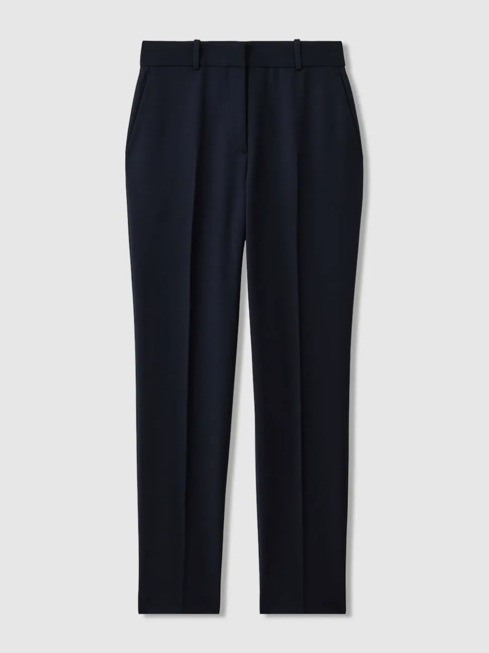 Marineblauw - Reiss Gabi slim-fit kostuumbroek