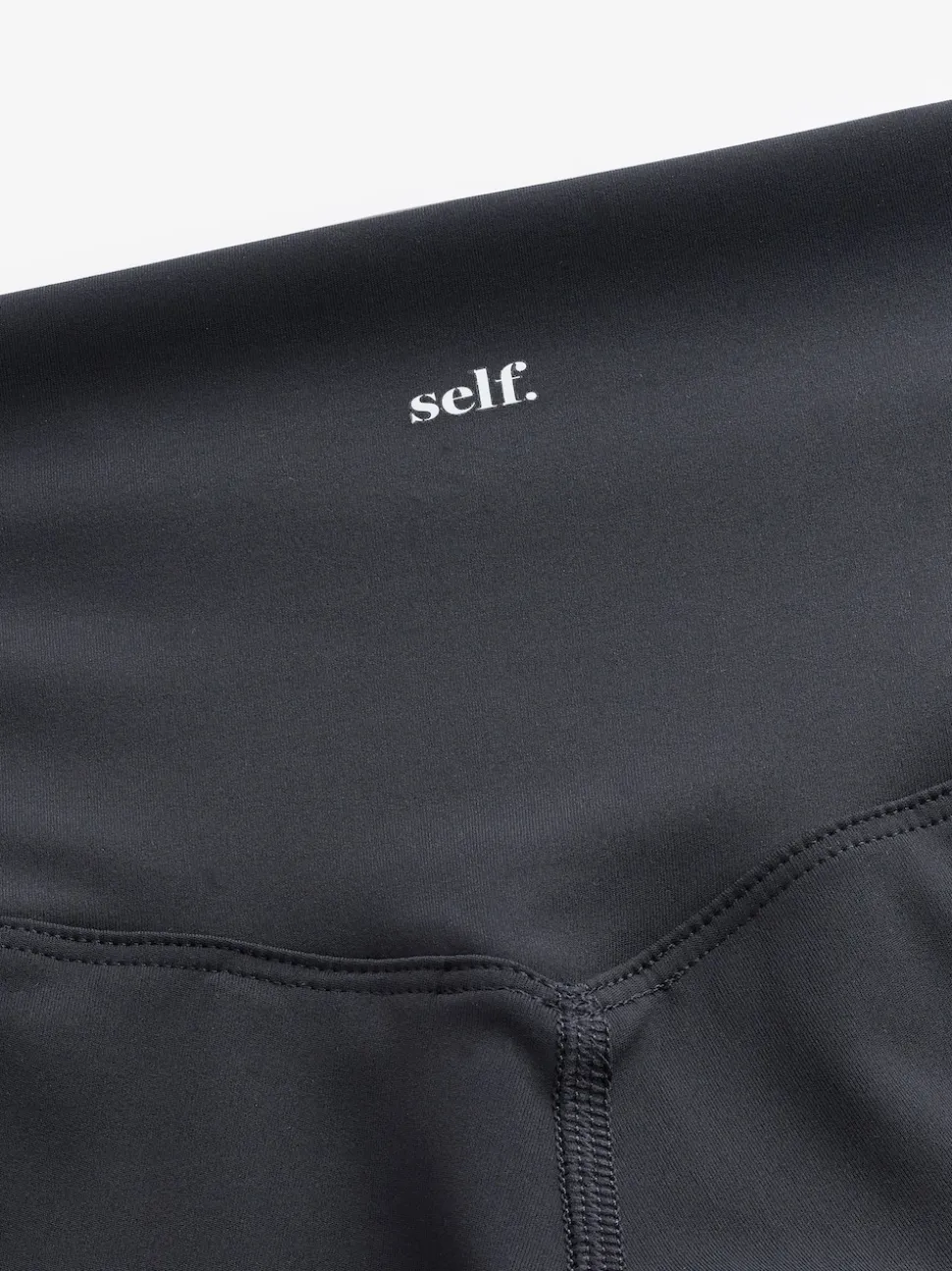 Marineblauw - self. Legging met hoge taille