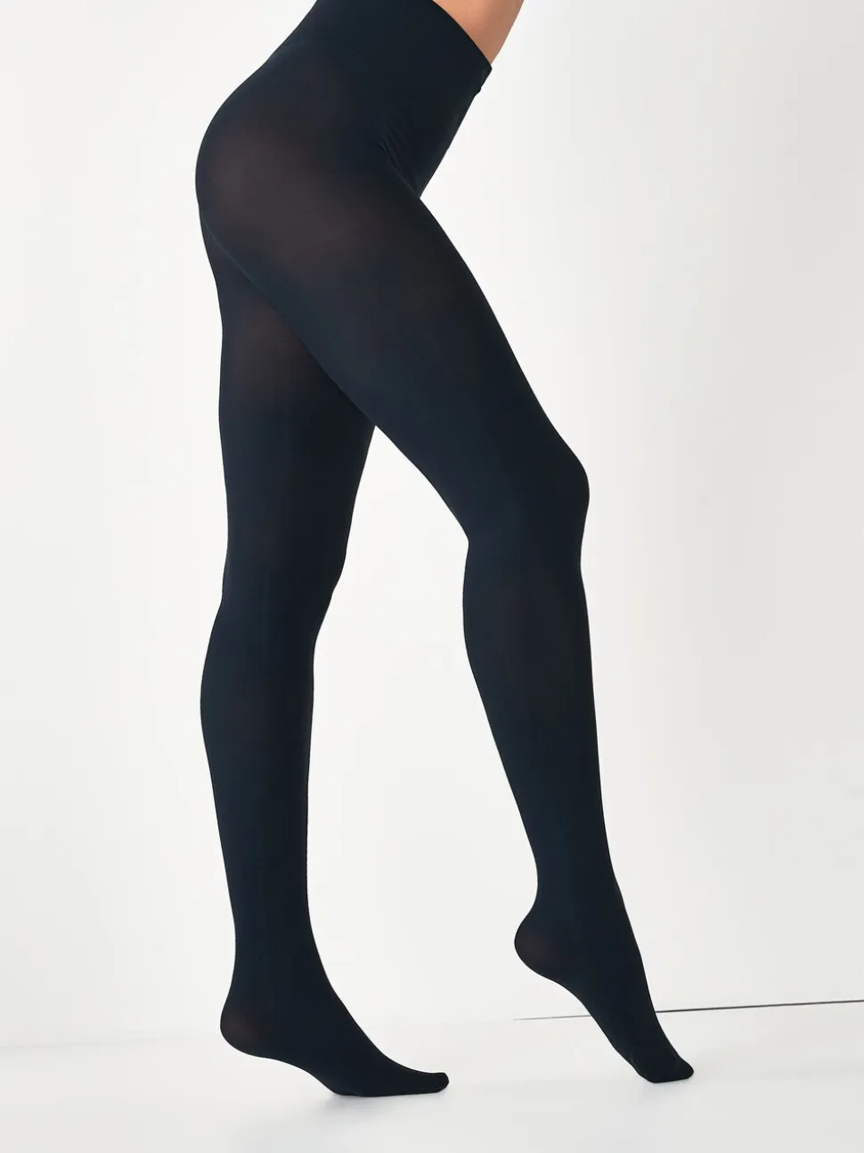 Marineblauw - Set van twee 100 denier Ultimate Comfort panty's