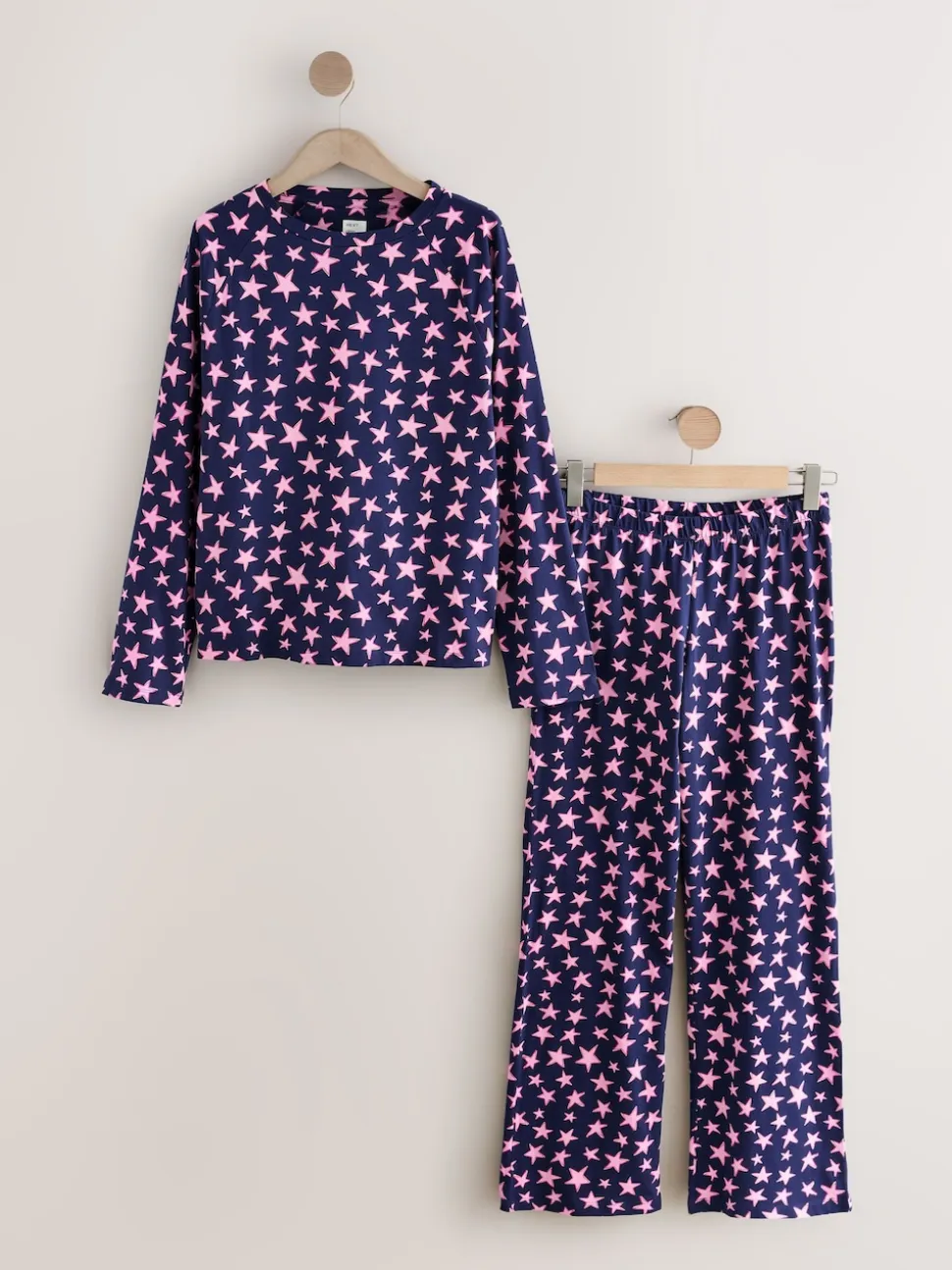 Marineblauw met sterren - Pyjama met lange mouwen