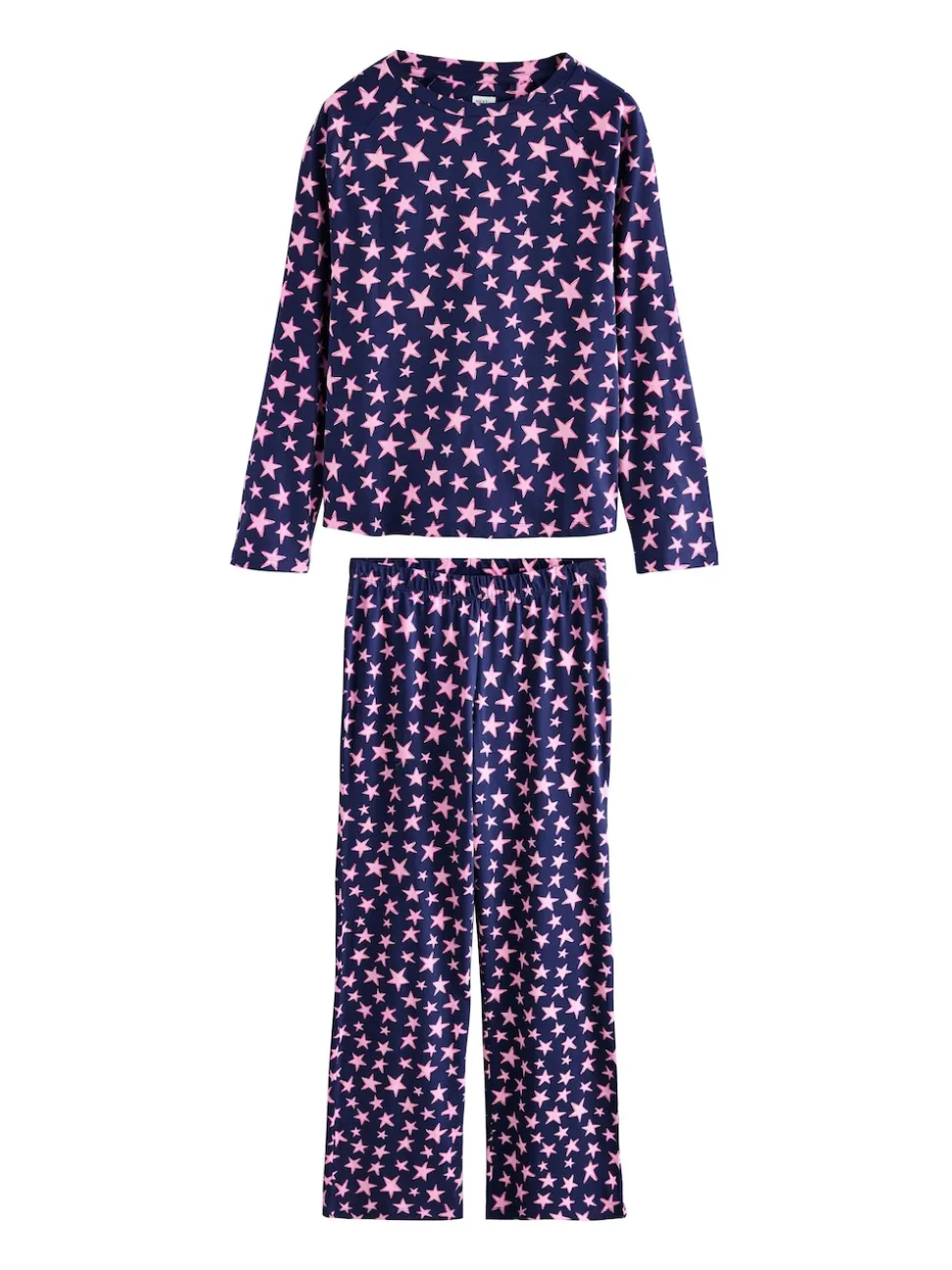 Marineblauw met sterren - Pyjama met lange mouwen